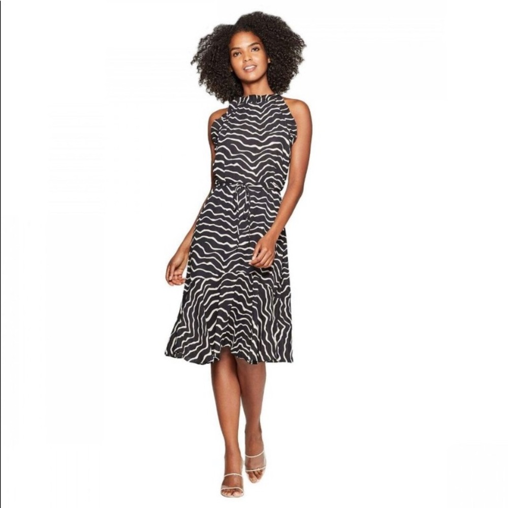Who What Wear Halter dress, zebra pattern S, M various sizes available